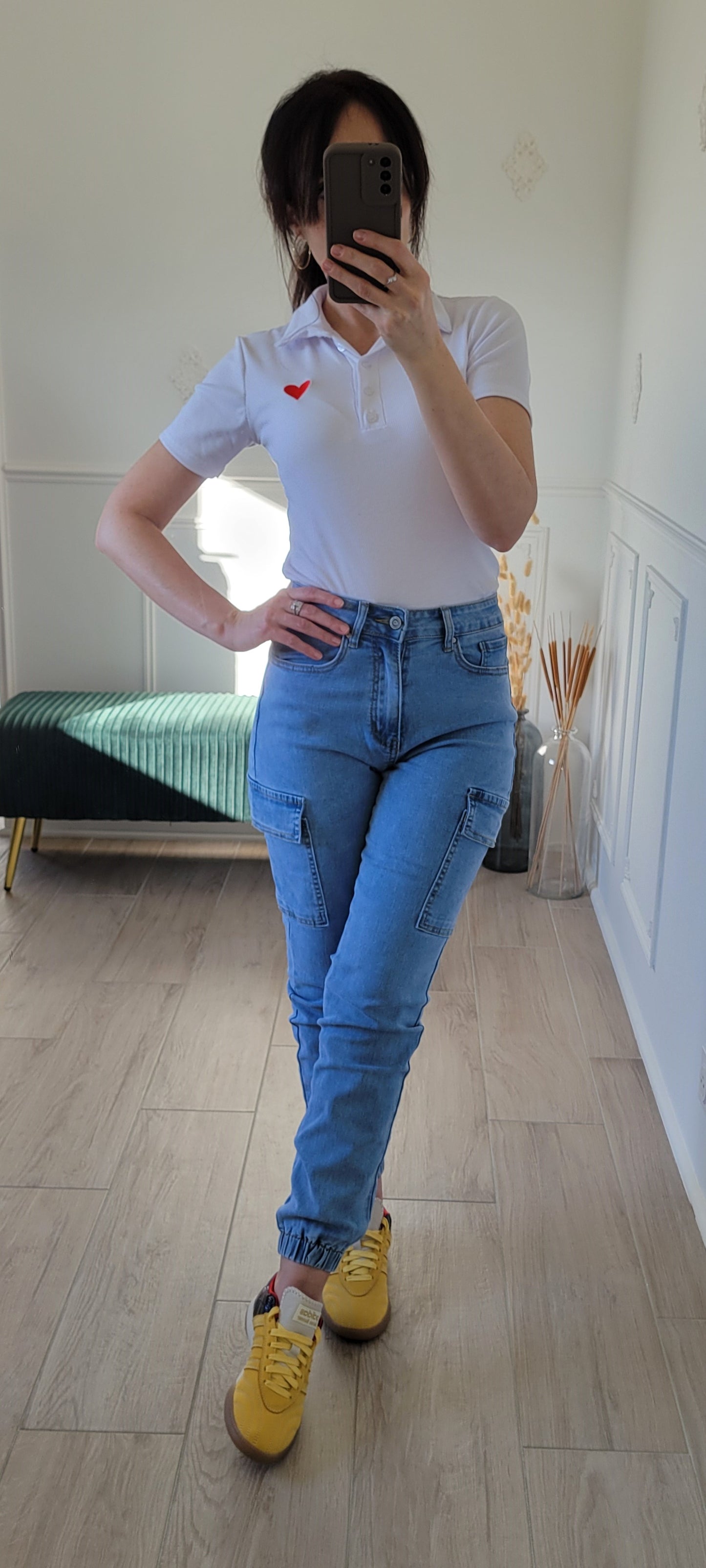 Polo blanc Tiger