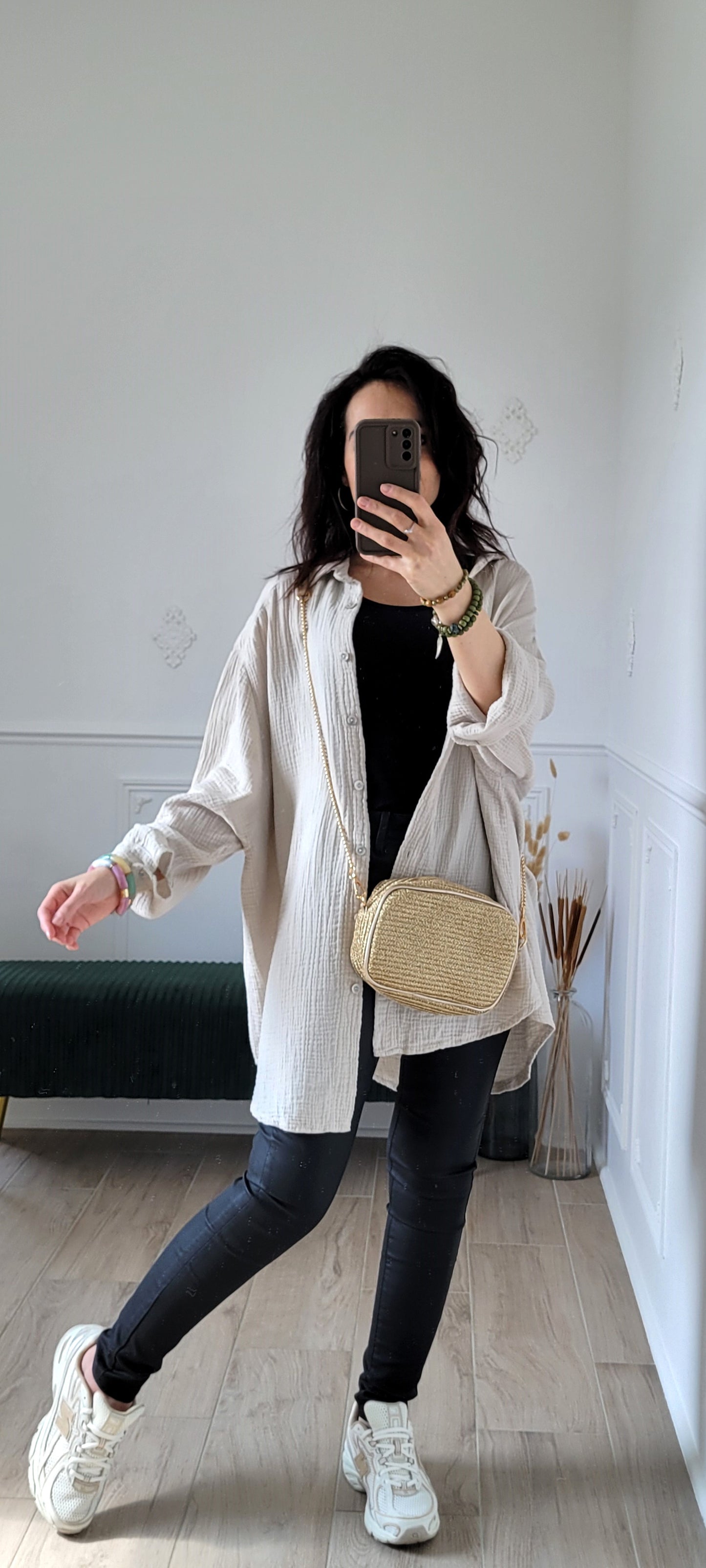 Chemise en gaz de coton Léna