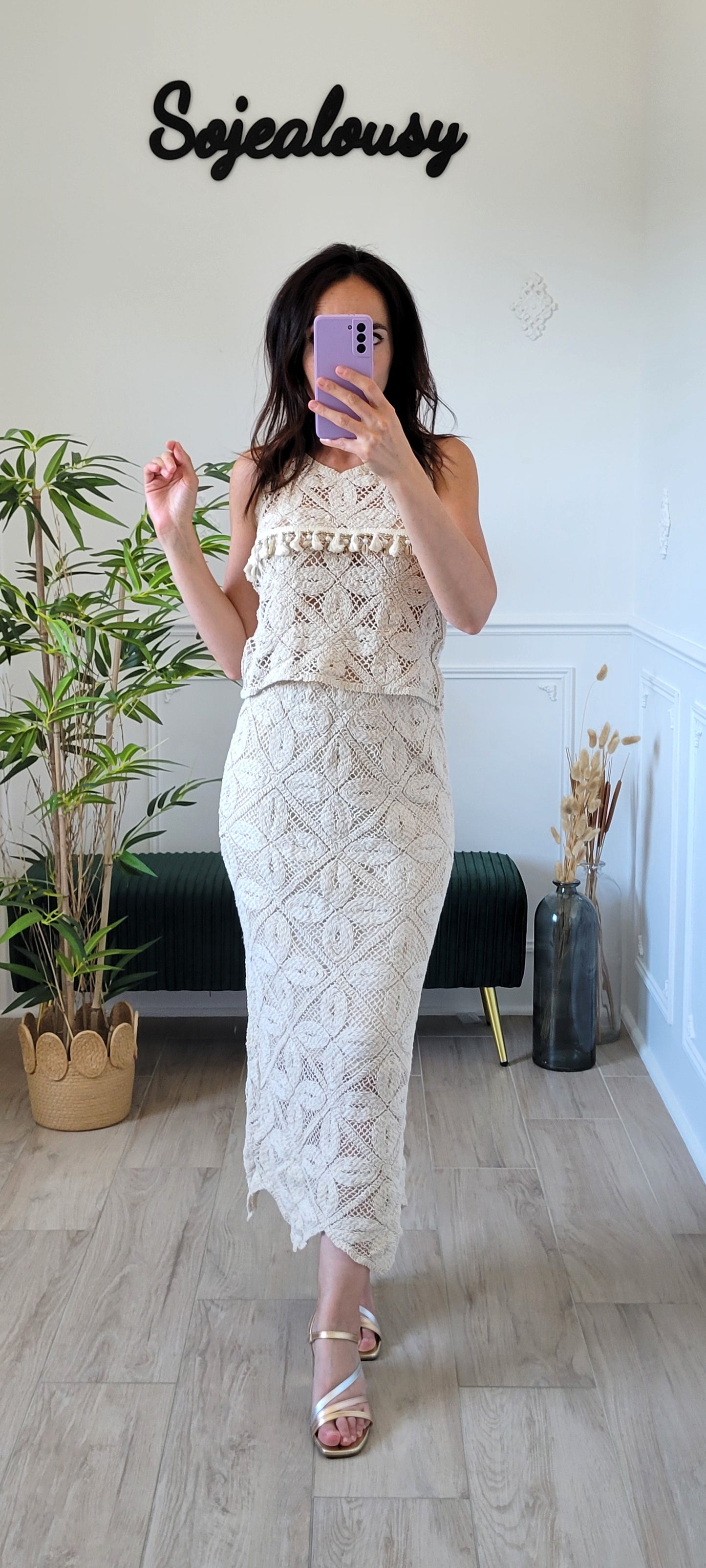 Ensemble en crochet Chic