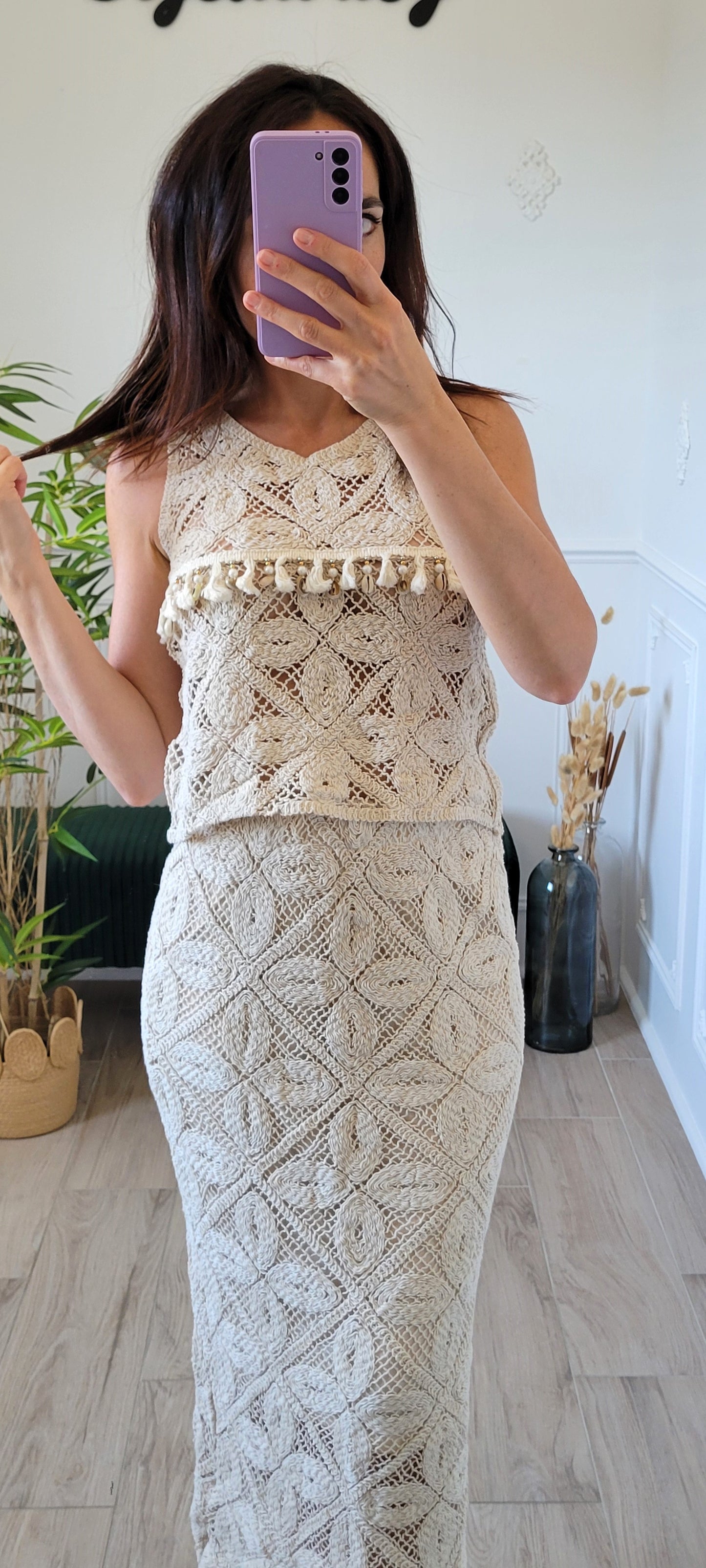 Ensemble en crochet Chic