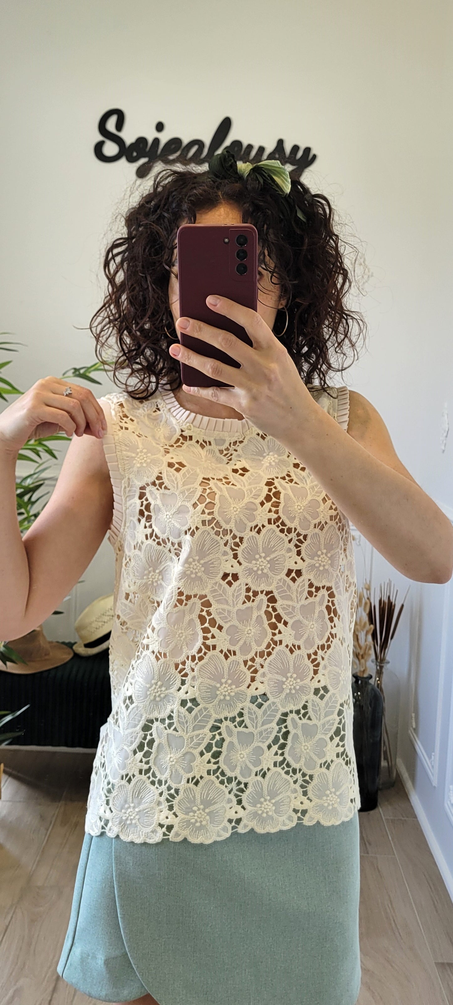 Top en dentelle Clarisse