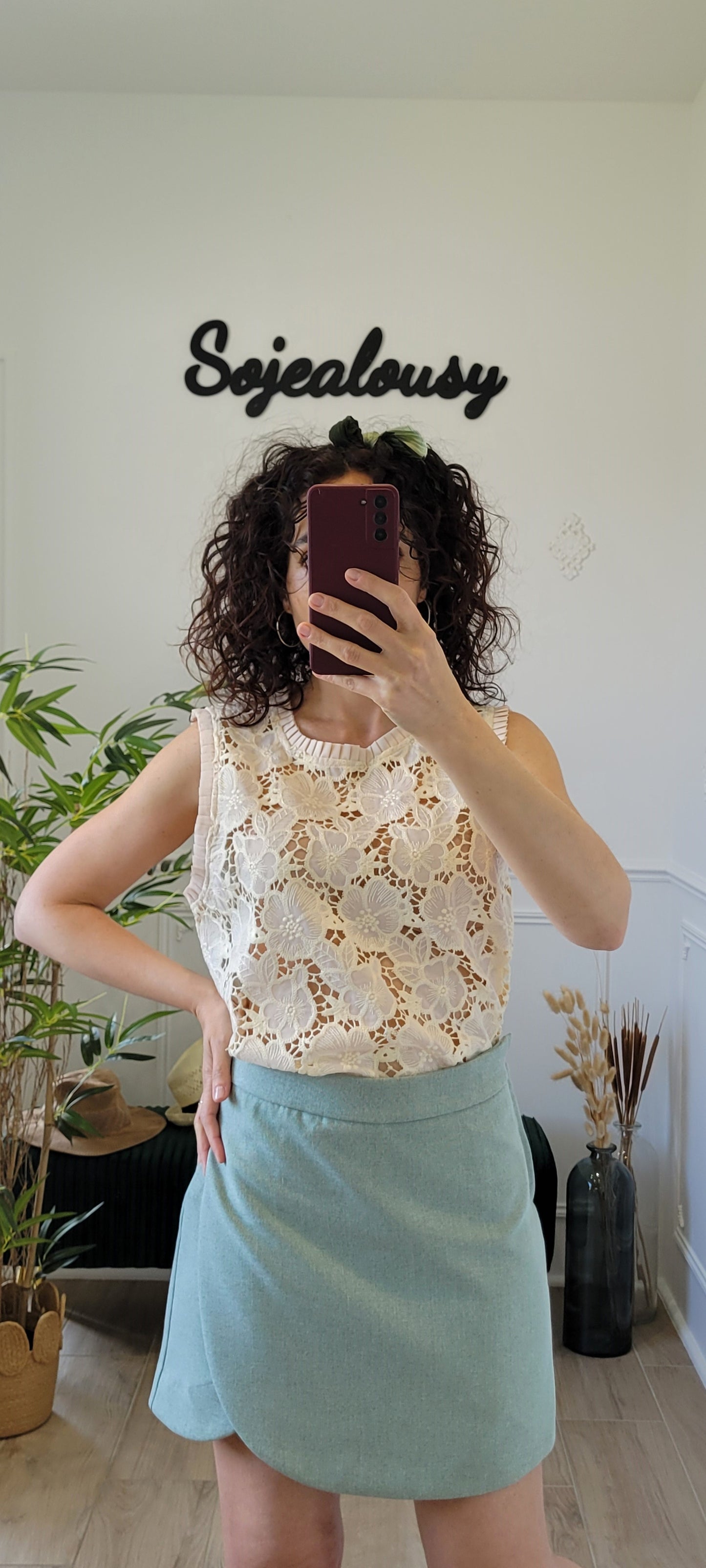 Top en dentelle Clarisse