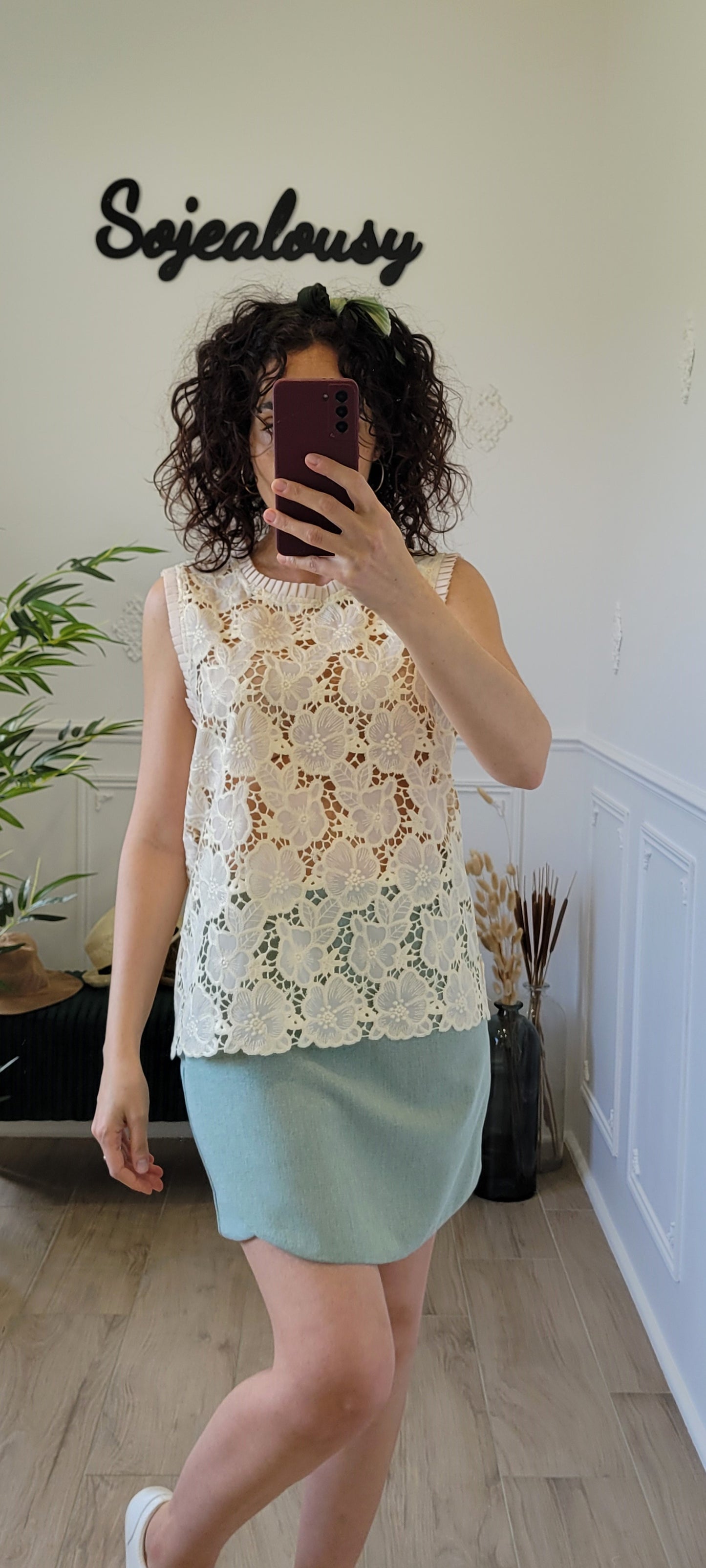 Top en dentelle Clarisse