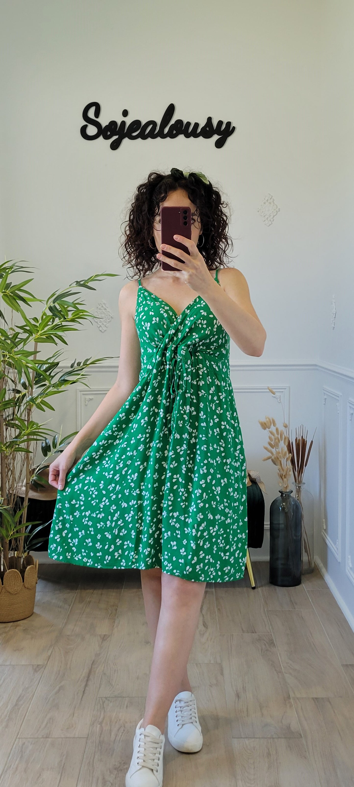 Robe courte fleurie Moana