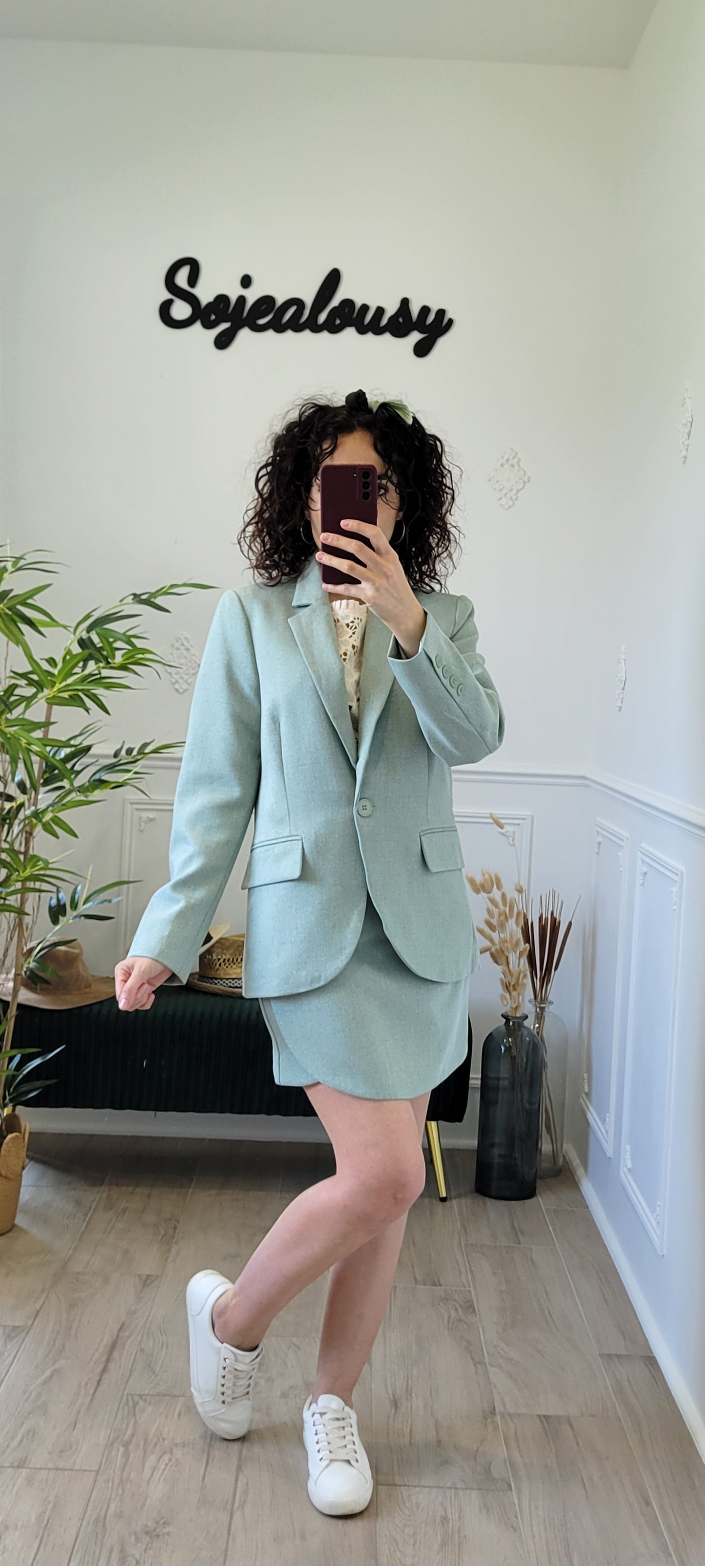 Blazer vert clair Madison