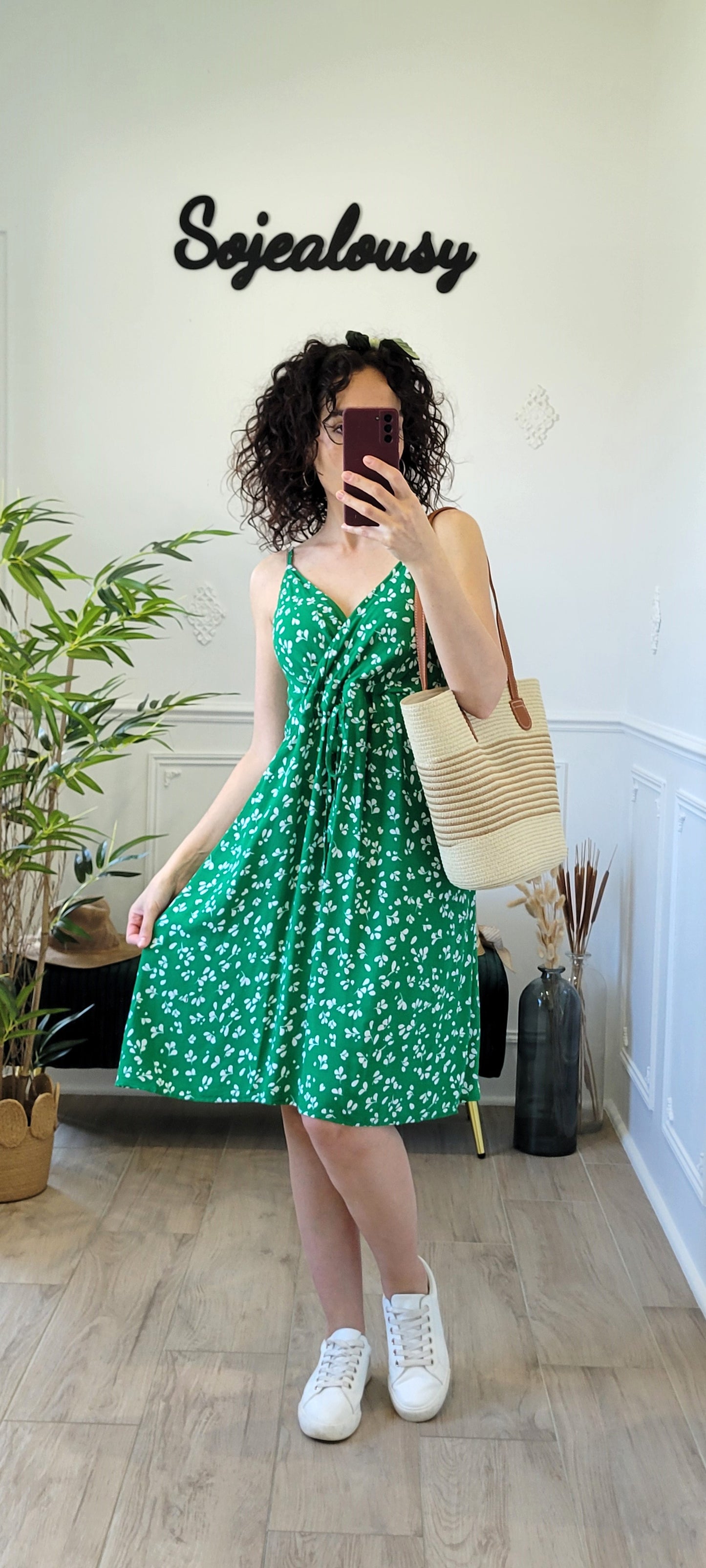 Robe courte fleurie Moana