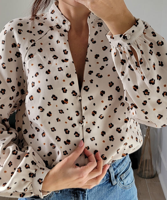 Blouse à petites fleurs Vienne