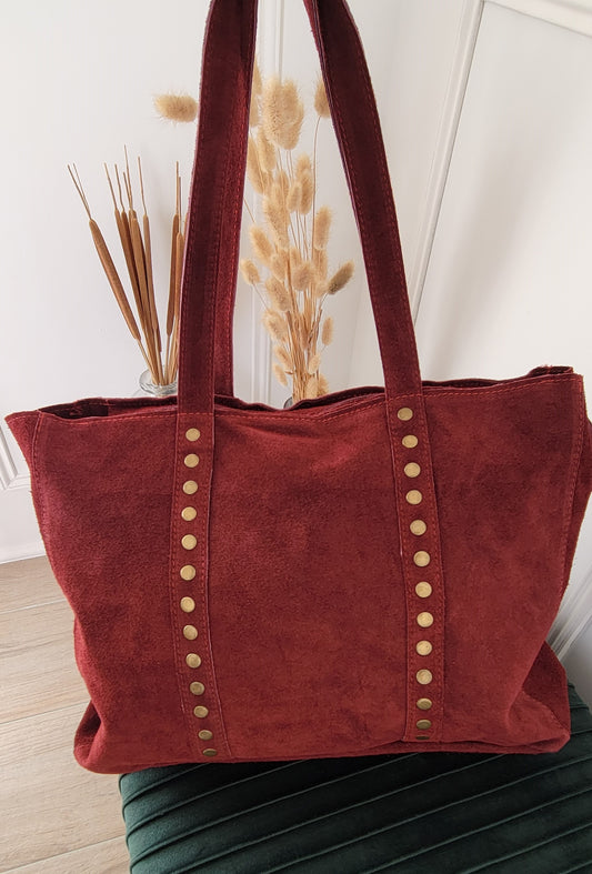 Sac cabas en cuir