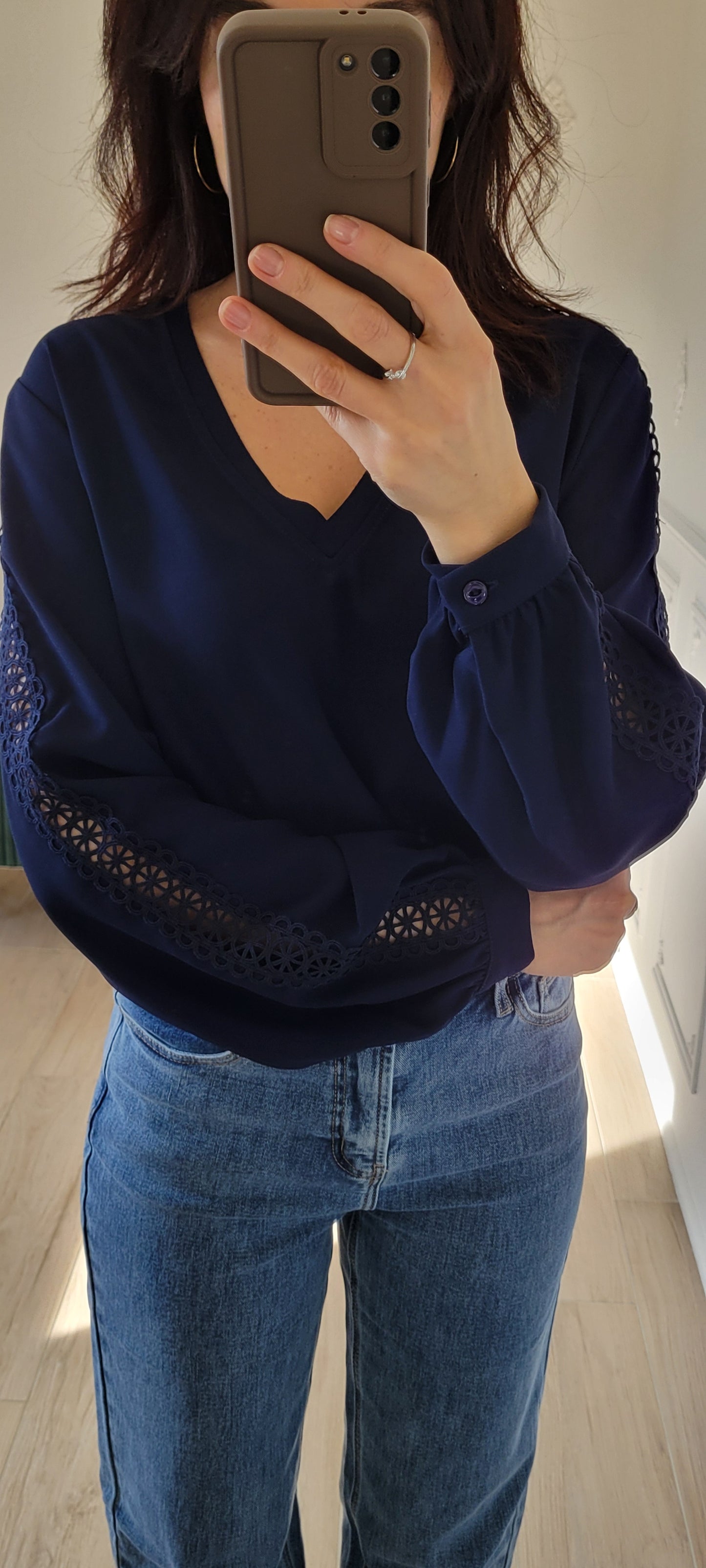 Blouse fluide Blue