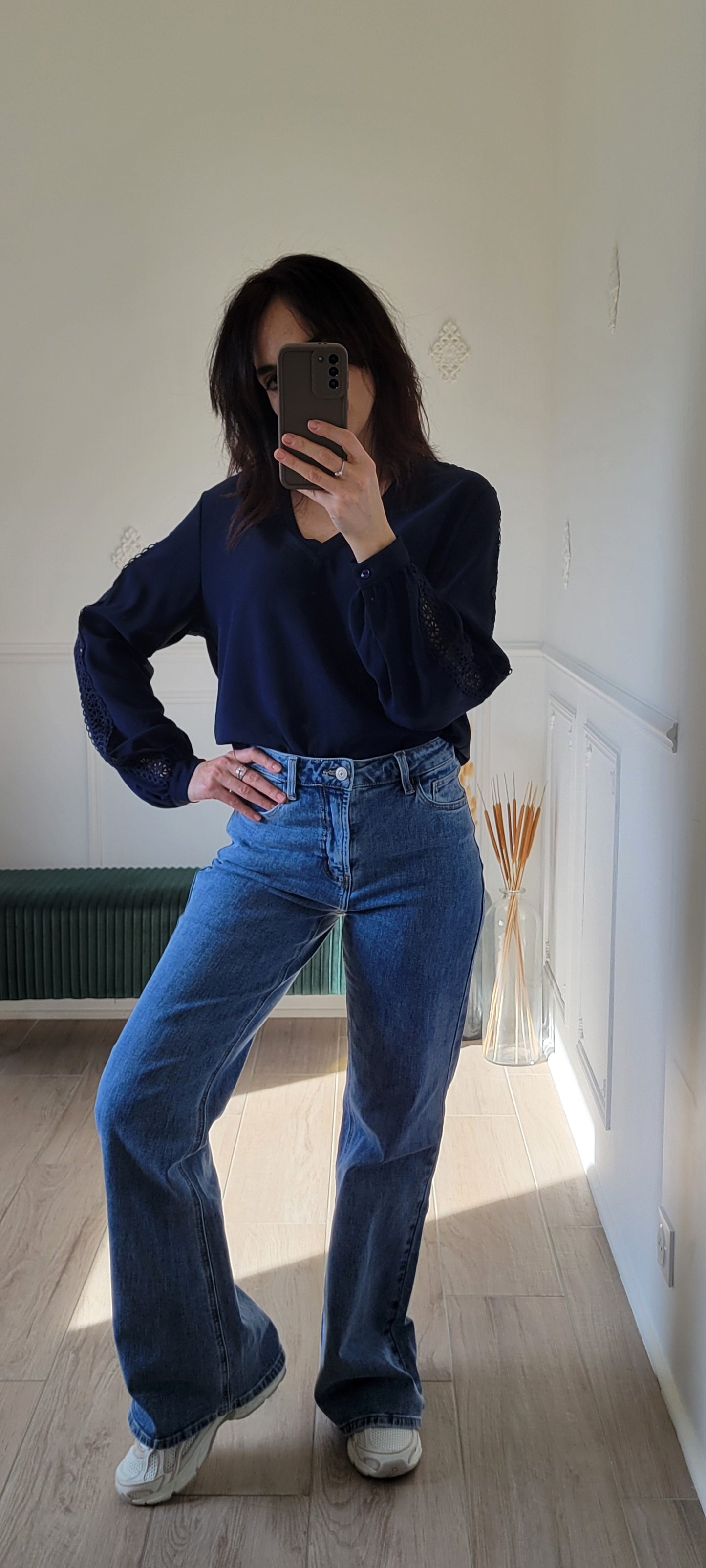 Blouse fluide Blue