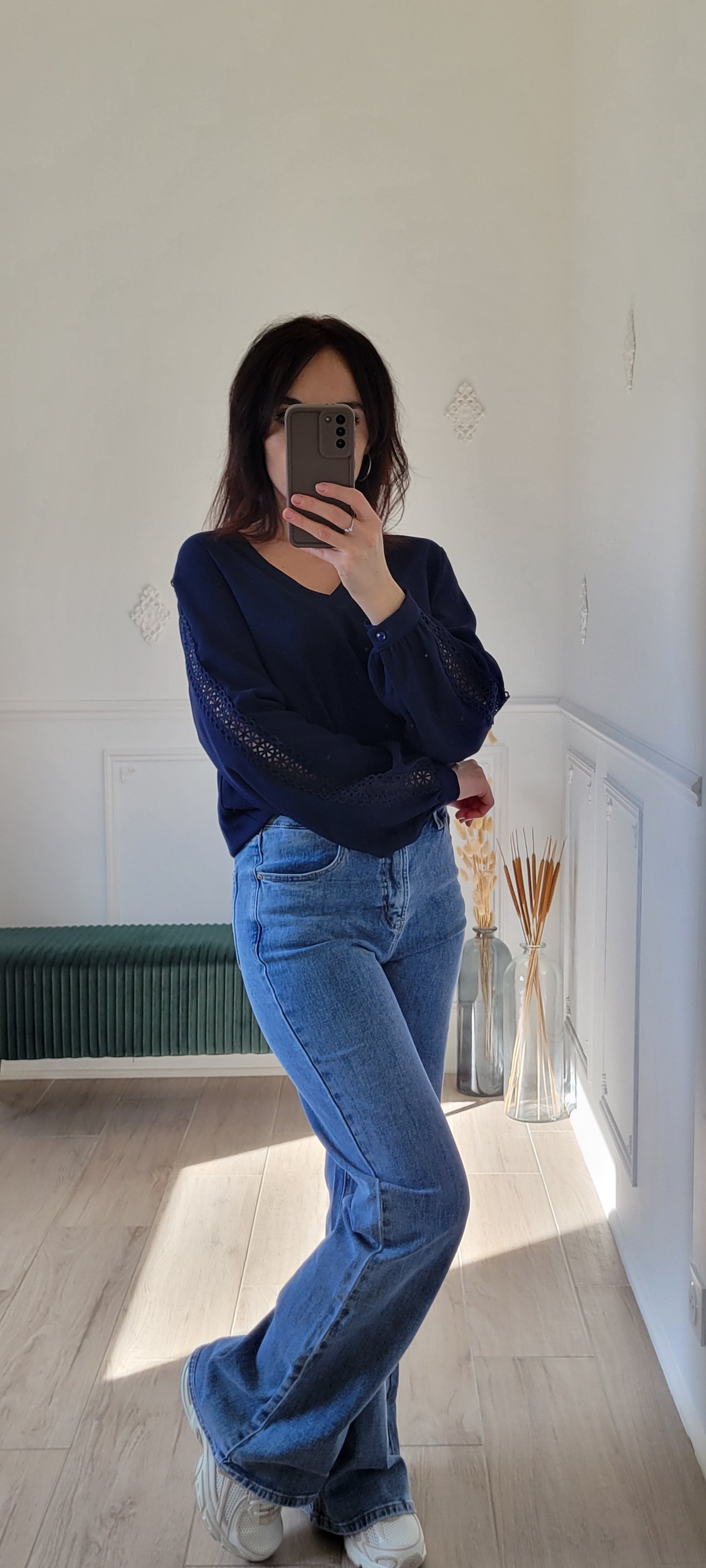 Blouse fluide Blue