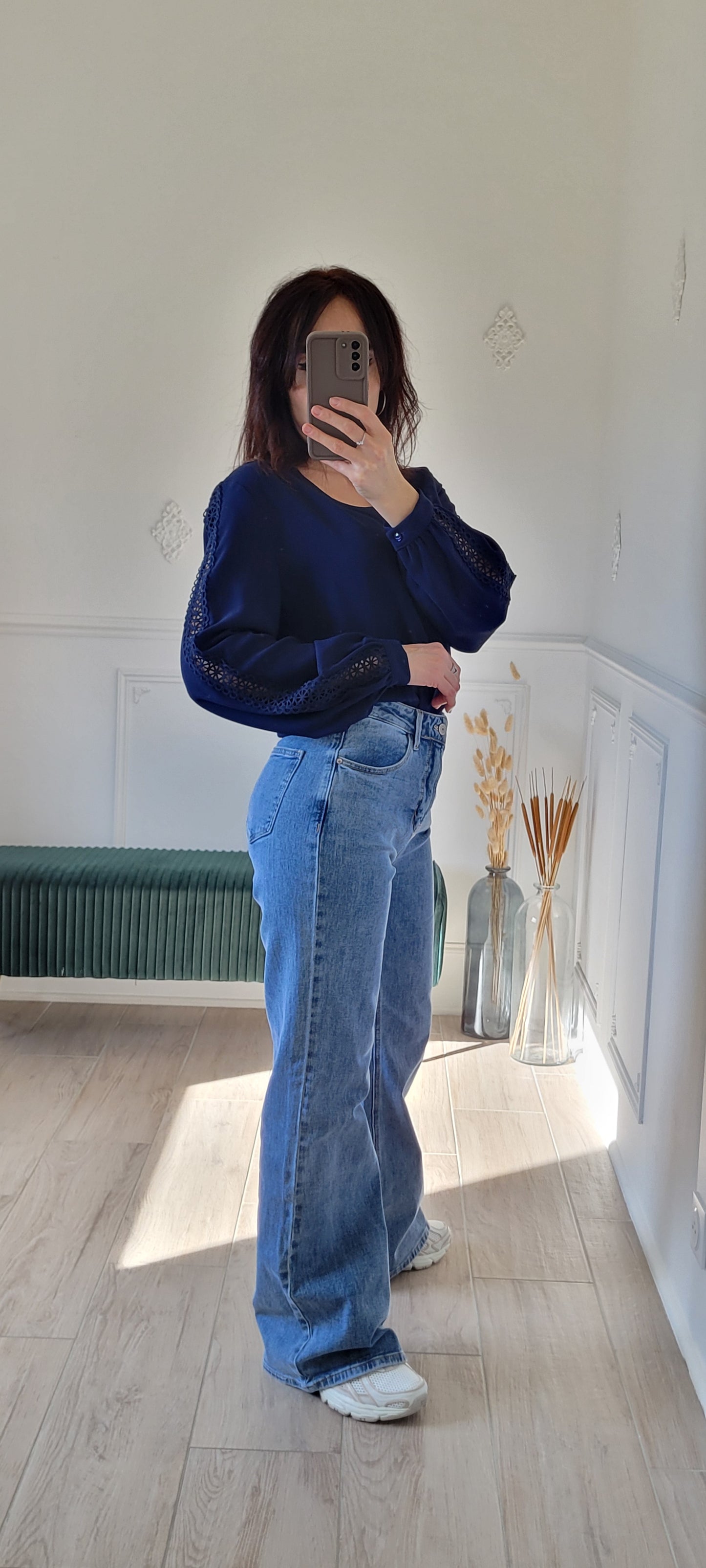 Blouse fluide Blue