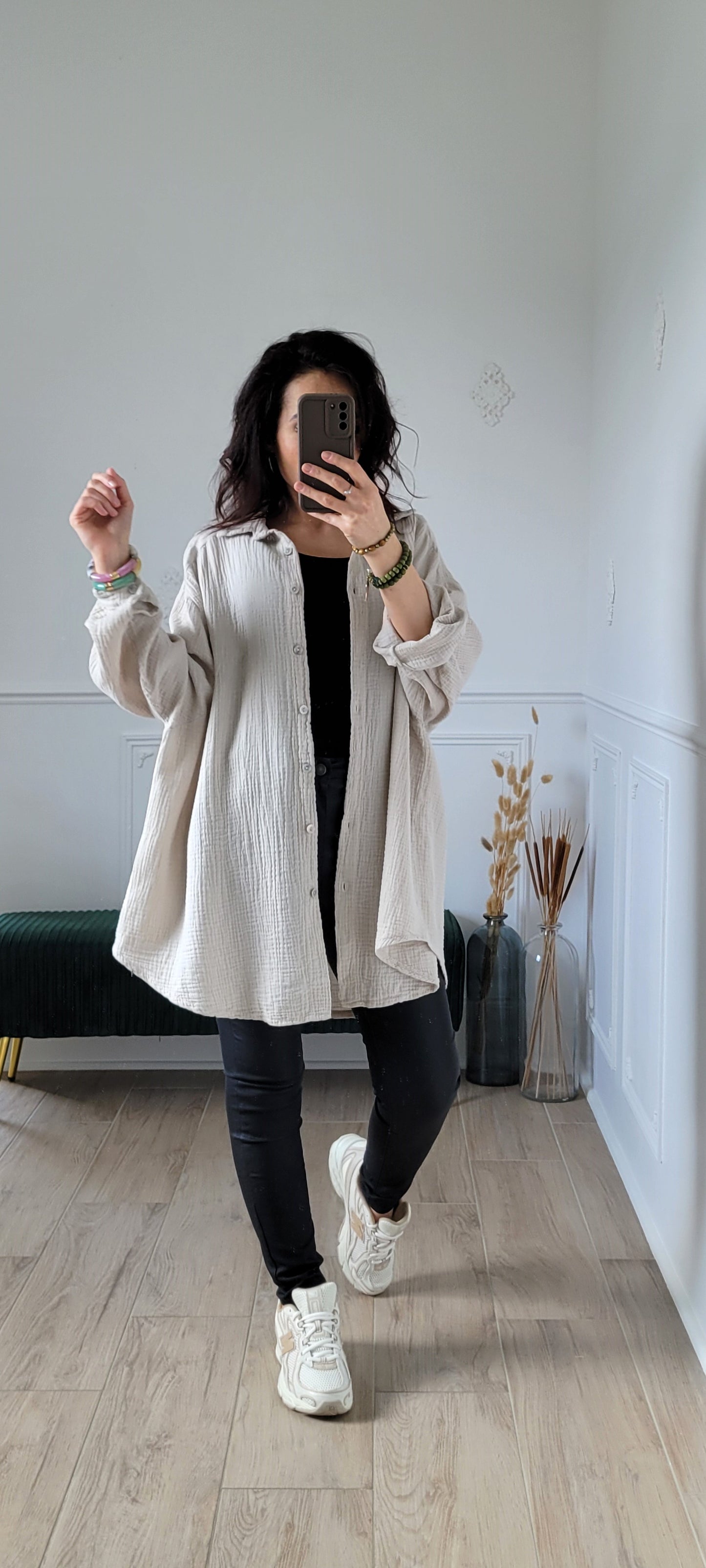 Chemise en gaz de coton Léna