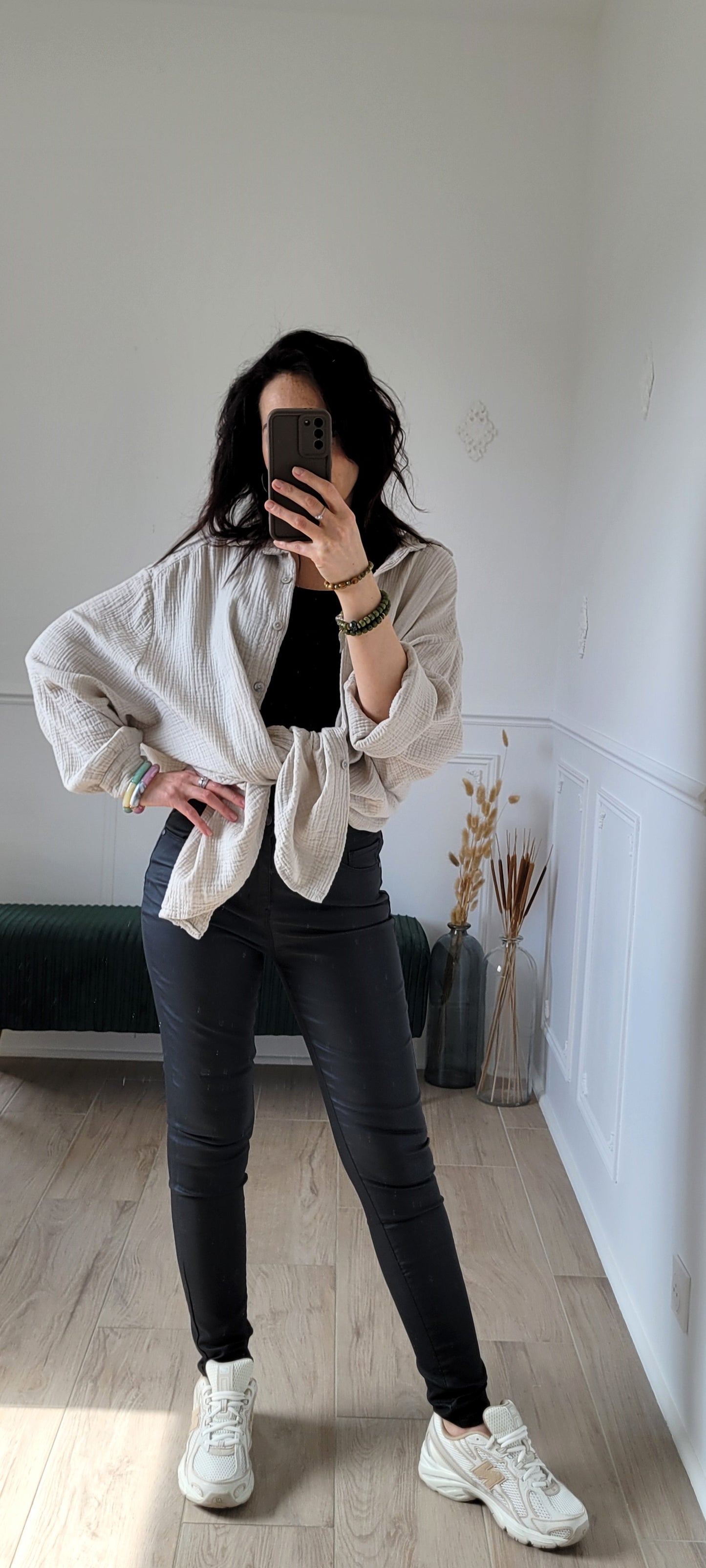 Chemise en gaz de coton Léna
