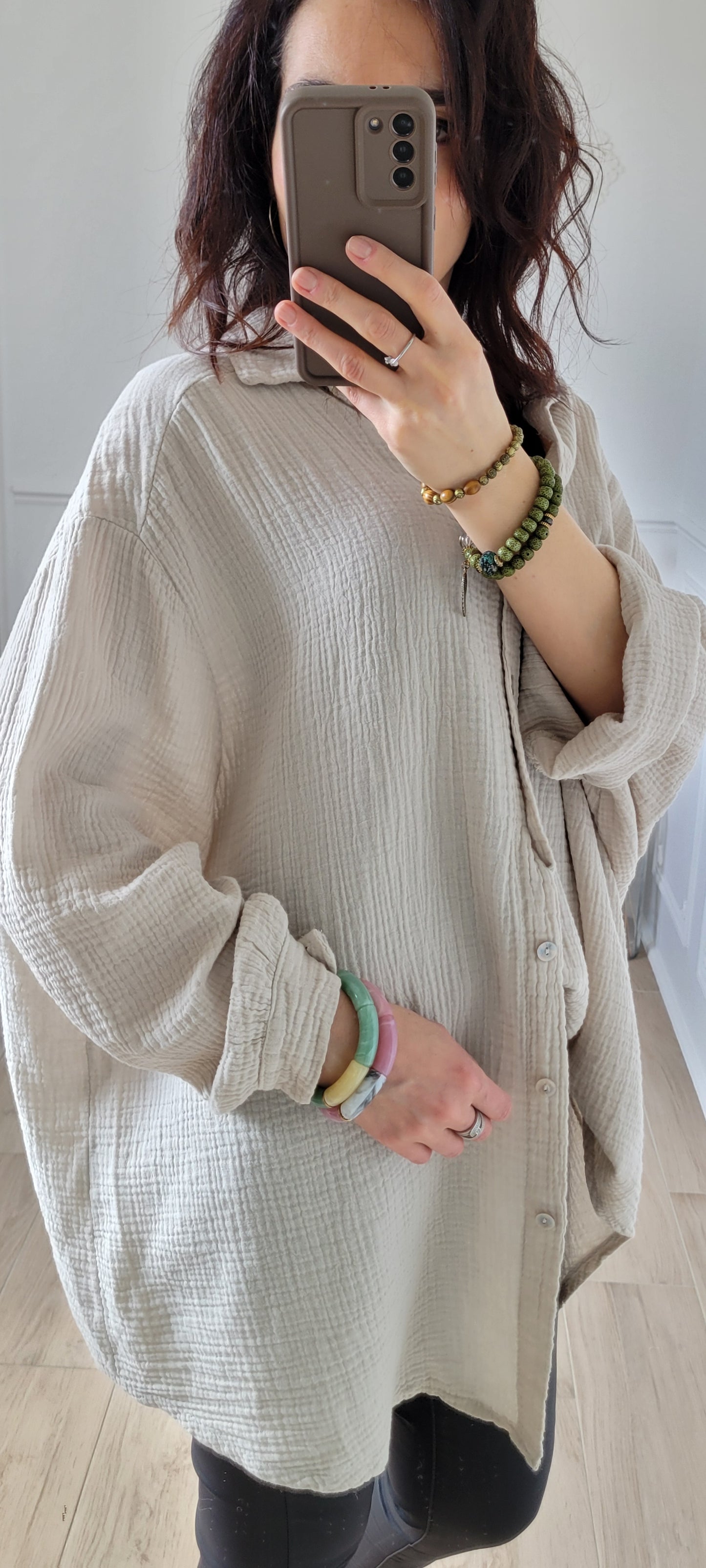 Chemise en gaz de coton Léna