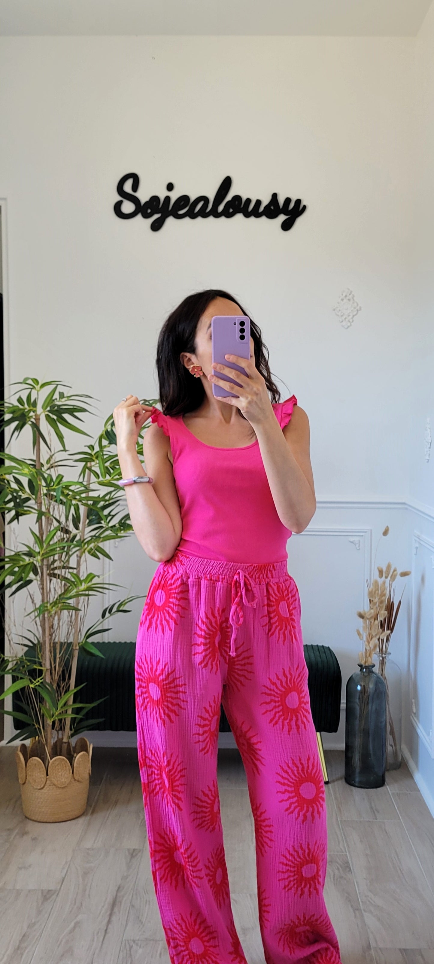 Pantalon gaze de coton SUN