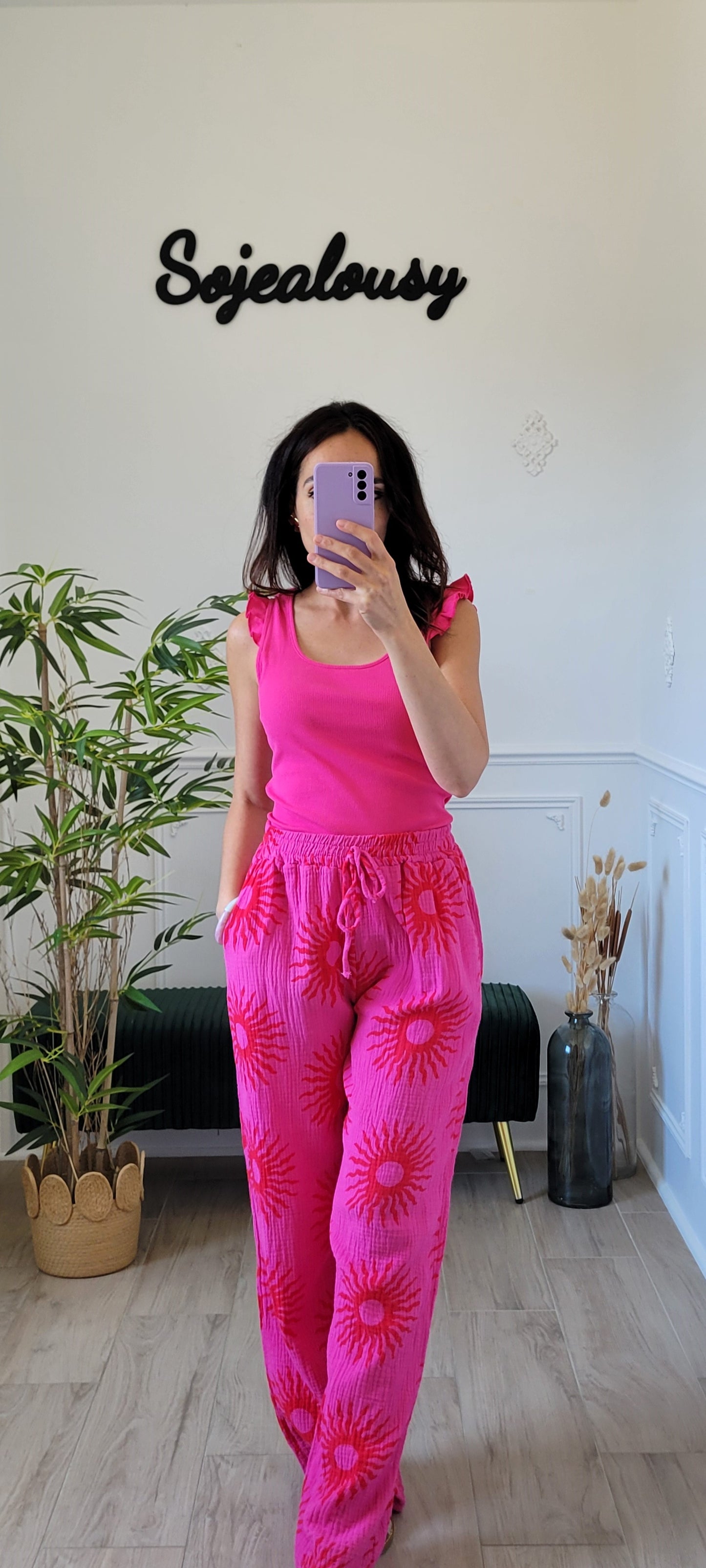 Pantalon gaze de coton SUN