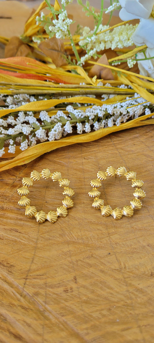 Boucles d'oreilles coquillages