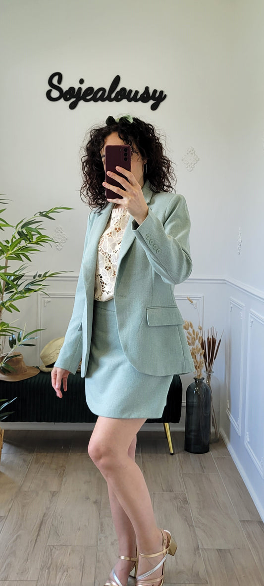 Blazer vert clair Madison