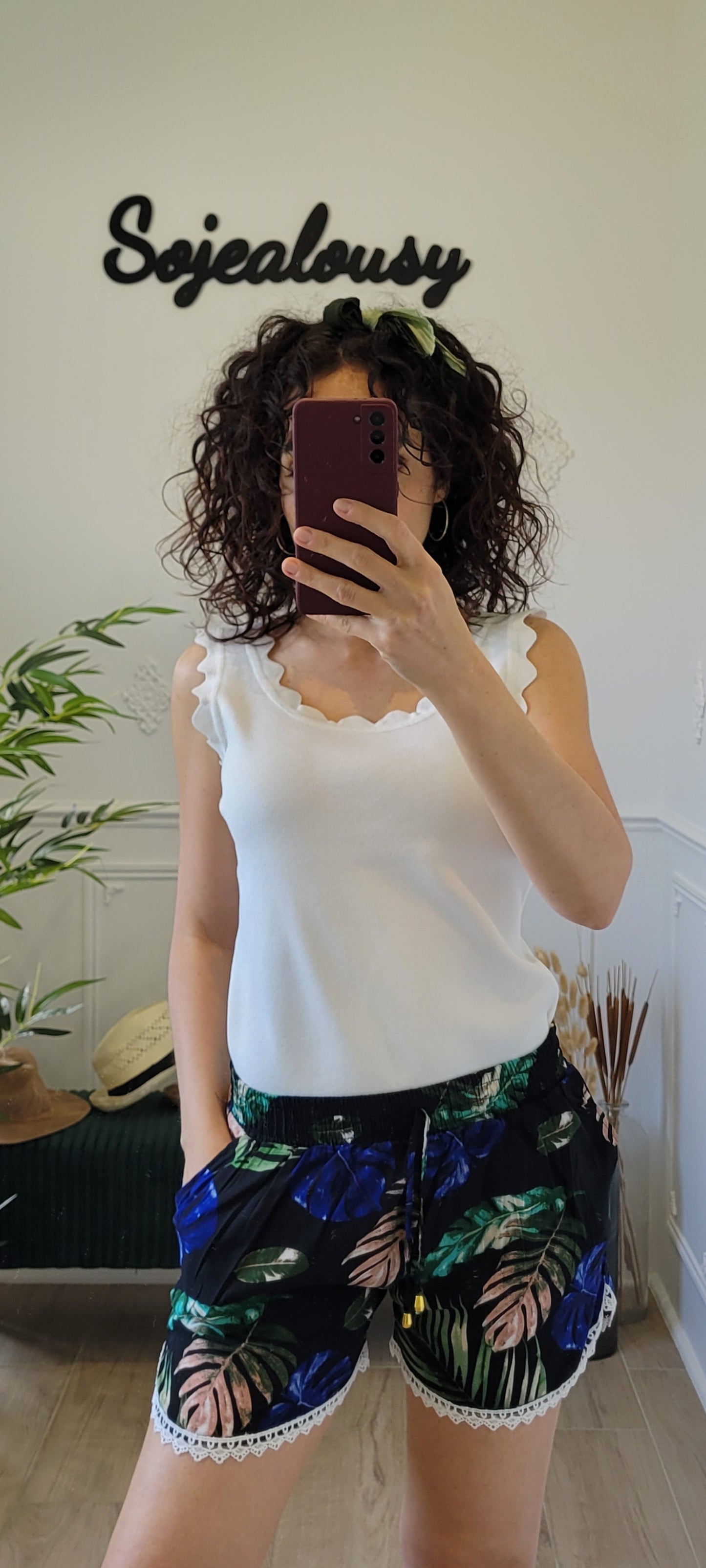 Short imprimé tropical Coco