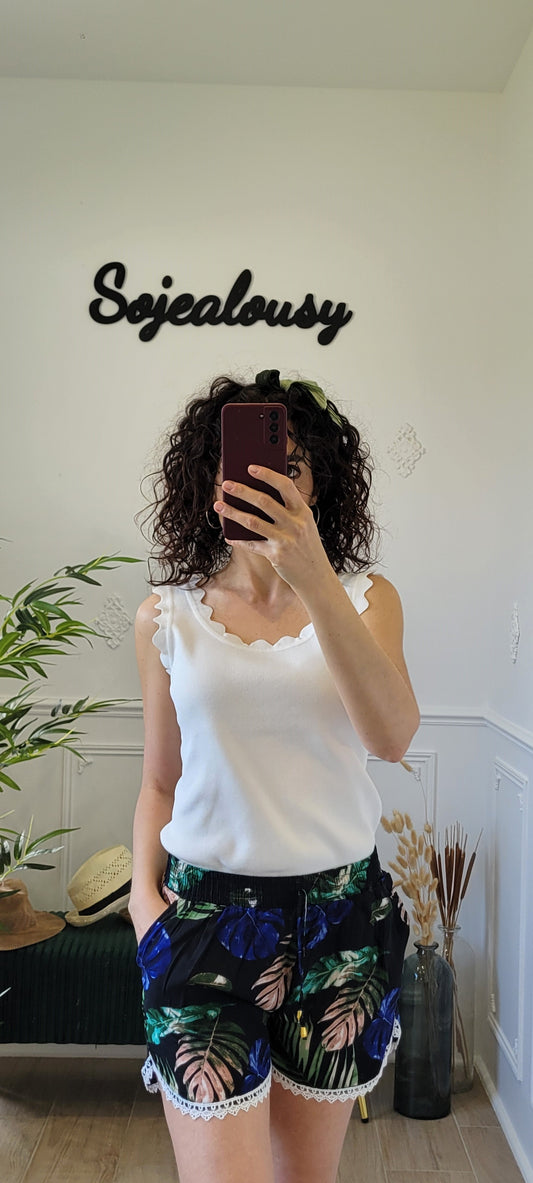 Short imprimé tropical Coco